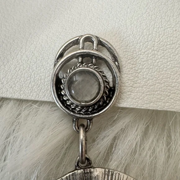 Free People Back To Brooklyn Dangle Silver Tone Boho Earrings - Picture 7 of 12